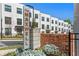 The Maxwell community features modern townhouses with brick accents at 201 Devore Rd, Alpharetta, GA 30009