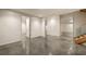 Finished basement with polished concrete floors at 95 Montgomery Ferry Ne Dr, Atlanta, GA 30309