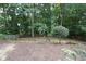 Wooded backyard with a privacy fence and landscaping at 10785 Glenbarr Dr, Duluth, GA 30097