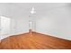 Large bedroom with wood-look floors and high ceilings at 1266 Parkwood Chase Nw, Acworth, GA 30102