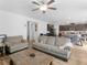Spacious living room with open layout and kitchen view at 719 Sara Meadow Rd, Loganville, GA 30052