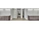 Double vanity bathroom with dark brown cabinets and a modern design at 2000 Enon Sw Rd, Atlanta, GA 30331