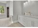 Double vanity bathroom with a shower and modern finishes at 2000 Enon Sw Rd, Atlanta, GA 30331