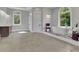 Elegant bathroom with a free-standing tub and large windows at 2000 Enon Sw Rd, Atlanta, GA 30331