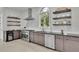 Modern kitchen with stainless steel appliances and ample counter space at 2000 Enon Sw Rd, Atlanta, GA 30331