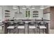 Modern kitchen with island seating and stainless steel appliances at 2000 Enon Sw Rd, Atlanta, GA 30331