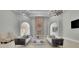Spacious living area with high ceilings, fireplace, and hardwood floors at 2000 Enon Sw Rd, Atlanta, GA 30331
