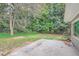 Private backyard with patio and wooded area at 3189 Dogwood Dr, Atlanta, GA 30344