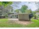 Large backyard with shed and patio at 3189 Dogwood Dr, Atlanta, GA 30344