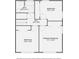 Second floor plan with primary bedroom and bathroom at 3189 Dogwood Dr, Atlanta, GA 30344