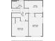 First floor features two bedrooms and a full bath at 3189 Dogwood Dr, Atlanta, GA 30344