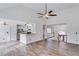 Spacious living room with hardwood floors and a fireplace at 4069 High Country Dr, Douglasville, GA 30135