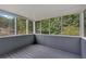 Relaxing screened porch overlooking the backyard at 4050 Harvest Ridge Dr, Douglasville, GA 30135