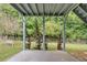Covered patio offering backyard views at 4050 Harvest Ridge Dr, Douglasville, GA 30135