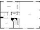 First floor plan showing bedroom, bath, laundry, and garage at 4050 Harvest Ridge Dr, Douglasville, GA 30135
