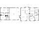 Two-story house floor plan, showing main and upper levels at 4050 Harvest Ridge Dr, Douglasville, GA 30135