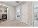 Convenient laundry area with washer, dryer and shelving at 415 Splash Pointe, Temple, GA 30179