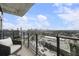 Spacious balcony with city views and seating at 788 West Marietta St # 1604, Atlanta, GA 30318