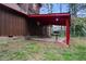 Small covered patio with grill at 6945 Butner Rd, Atlanta, GA 30349