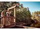 Elevated shooting platform overlooking a pond at 6000 Stallion Rdg, Douglasville, GA 30135
