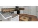 Modern kitchen features granite countertops, stainless steel appliances, and tile backsplash at 80 Stewart Hollow Ln, Covington, GA 30016
