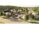 Aerial view of community, showcasing homes and streets at 6051 Stallion Rdg, Douglasville, GA 30135