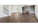 Living room with hardwood floors, fireplace and built-in shelving at 4006 Moody Ln, Woodstock, GA 30188