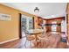 Bright kitchen with wood cabinets, and a dining area at 101 Natalie Ct, Dallas, GA 30157