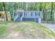 Cute blue house with a white porch and steps leading to the entrance at 2836 Harlan Dr, Atlanta, GA 30344