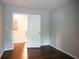 Bright bedroom with hardwood floors and an en-suite bathroom at 2836 Harlan Dr, Atlanta, GA 30344