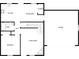 First floor plan showing kitchen, living room, bedroom, and garage at 9105 Sterling Lakes Cir, Covington, GA 30014