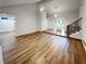 Open living room with hardwood floors and high ceilings at 3624 Nessa Se Ct, Smyrna, GA 30082