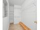 Spacious walk in closet with built in shelving at 1486 Willow Bnd, Woodstock, GA 30188