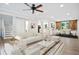Open concept living room with stylish furniture at 1486 Willow Bnd, Woodstock, GA 30188