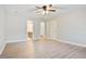 Large main bedroom with access to bathroom and closet at 1486 Willow Bnd, Woodstock, GA 30188