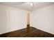 Spacious bedroom with hardwood floors and a large closet at 690 Green Acres Se Rd, Smyrna, GA 30080