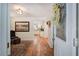 Bright entryway with hardwood floors and view of the kitchen at 294 Puckett Se Rd, Emerson, GA 30137