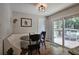 Breakfast nook with built-in bench seating and access to a deck at 294 Puckett Se Rd, Emerson, GA 30137
