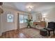 Inviting entryway with hardwood floors, a charming rug, and ample natural light at 294 Puckett Se Rd, Emerson, GA 30137