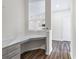 Built-in desk and cabinets in a home office at 6019 Wheeler Ridge Rd, Auburn, GA 30011