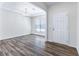 Dining room with hardwood floors and natural light at 6019 Wheeler Ridge Rd, Auburn, GA 30011