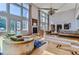 Main bedroom with hardwood floors, sitting area and pool access at 9620 Cedar Grove Rd, Chattahoochee Hills, GA 30213