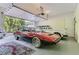 Spacious garage with room for multiple cars and ample storage at 9620 Cedar Grove Rd, Chattahoochee Hills, GA 30213