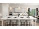 Modern kitchen with a large island and stainless steel appliances at 3749 Tielman St, Snellville, GA 30078