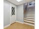 Unfinished basement with stairs and exterior access at 178 Seals Dr, Dallas, GA 30157