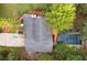 Top-down view of house with attached deck and pool at 178 Seals Dr, Dallas, GA 30157