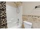 Bathroom with shower/tub combo and tile at 178 Seals Dr, Dallas, GA 30157