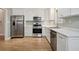 Modern kitchen with stainless steel appliances at 178 Seals Dr, Dallas, GA 30157