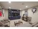 Finished basement recreation area, offering a cozy and inviting atmosphere at 3021 Margaret Mitchell Dr # 8, Atlanta, GA 30327
