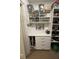 Well-organized pantry with ample shelving and drawers for storage at 3021 Margaret Mitchell Dr # 8, Atlanta, GA 30327